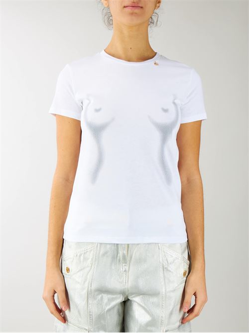 Jersey T-shirt with body morph print Elisabetta Franchi ELISABETTA FRANCHI | T-shirt | MA00741E2177